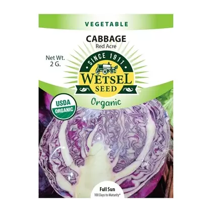 ORGANIC RED ACRE CABBAGE 2G