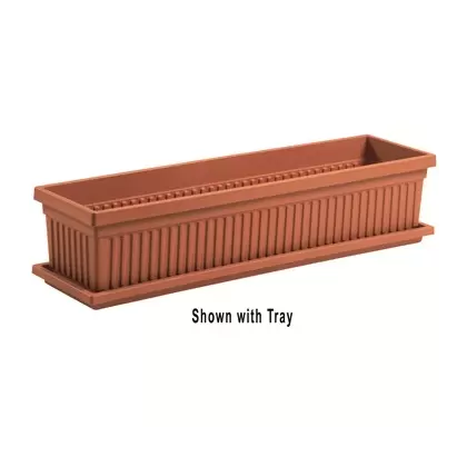HC 30" Venetian Flower Box Clay Akro Mils