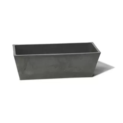 Algreen 14"x6"x6" Windowsill Planter Concrete