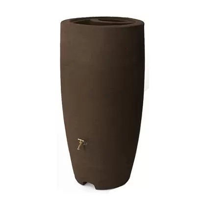 Algreen 80gal Athena Rain Barrel Brownstone