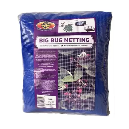 ANF 8'x50' Big Bug Net Blue 1/6" Mesh
