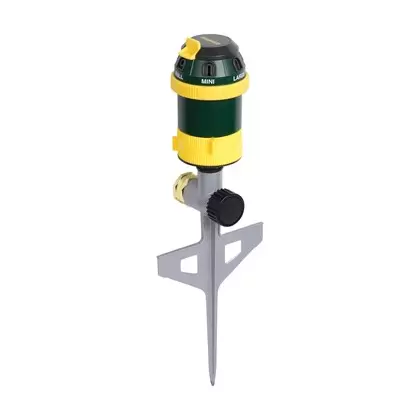 Melnor 6-Pattern Turbo Rotary Sprinkler on Metal Step Spike