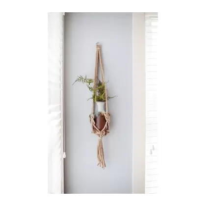 Primitive 36" Natural Knotted Rope Hanger