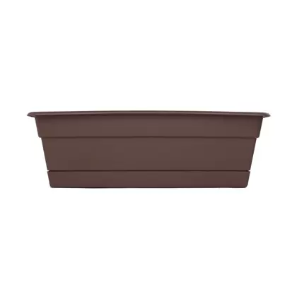 Bloem 24" Dura Cotta Window Box Chocolate