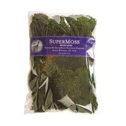 SuperMoss 200cu Bag Preserved Mood Moss Natural Green