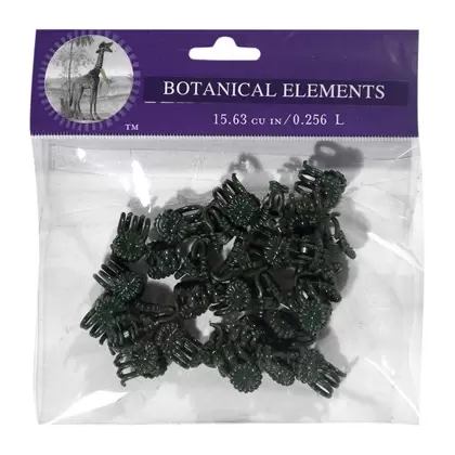 SuperMoss 30pc Small Green Daisy Orchid Clips