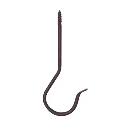 Panacea J Hook 6" Screw Black
