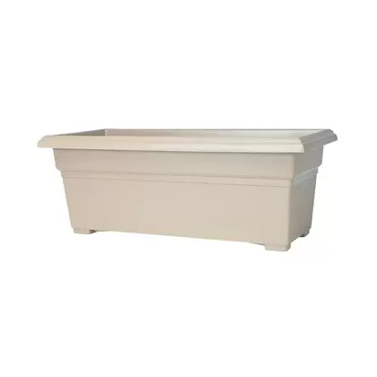 Countryside 27" PatioTub White Rectangular Planter