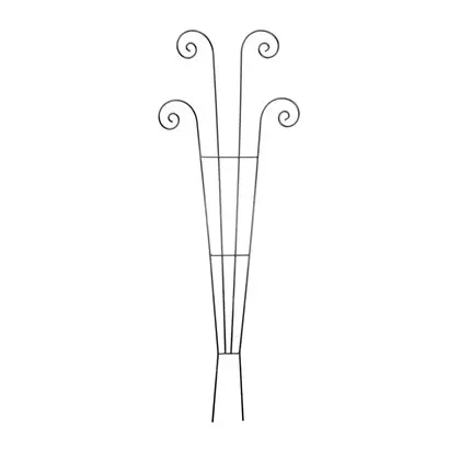 AGW 60"x24" Fan Trellis Black