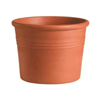Deroma 5.52" Cylinder Pot Terra Cotta Case Pack