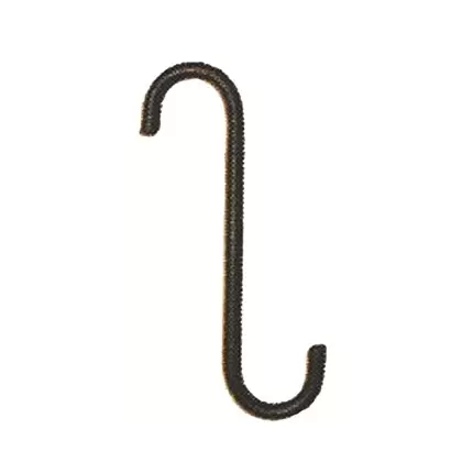 Hookery 6" S Hook W/ 1" Eye Opening