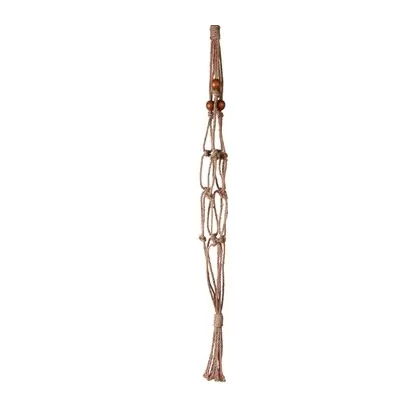 Primitive 30" Beaded All Natural Plant Hanger