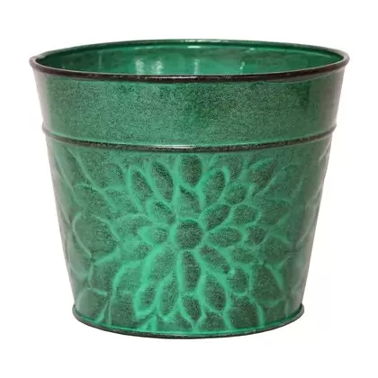 Robert Allen 6" Laurel Planter Aqua