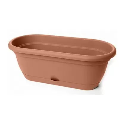Bloem 18" Lucca Window Box Terra Cotta