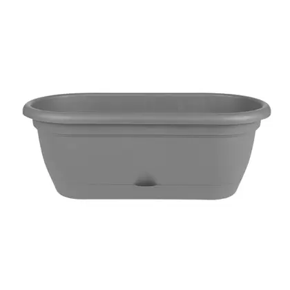 Bloem 18" Lucca Window Box Charcoal