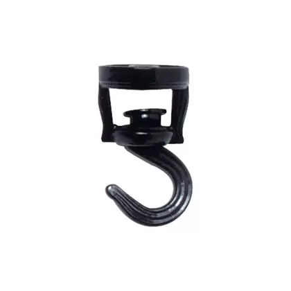Panacea Swivel Ceiling Hook Black