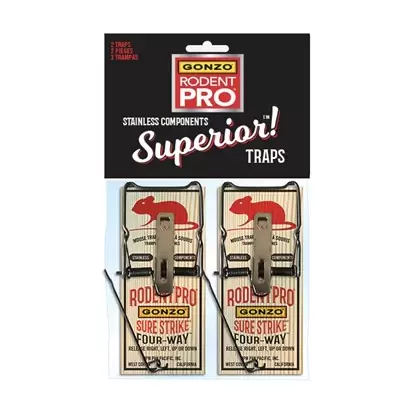GONZO Rodent Pro Sure Strike Mouse 2pk