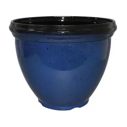 Southern Patio 12" HDR Heritage Planter Monaco Blue
