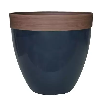 Southern Patio 15" Hornsby Planter Navy Finish
