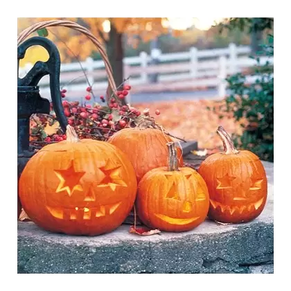 Pumpkin, Jack-O-Lantern - 1/2oz