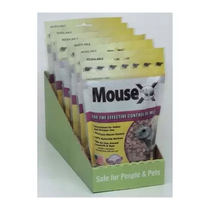 Ecoclear 8oz MouseX Bait Pellets with Shelf Tray