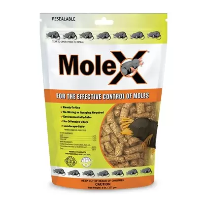 Ecoclear 8oz MoleX Bait Pellets with Shelf Tray