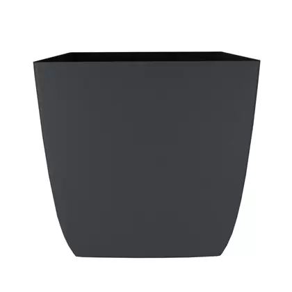 HC 12" Santa Fe Square Planter Black Sand