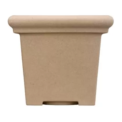 HC 20" Terrazzo Square Planter Sandstone