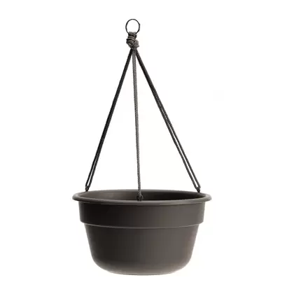 Bloem 12" Durcotta Hanging Basket Peppercorn