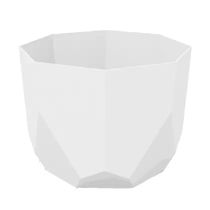 Bloem 8" Tuxton Planter Casper White