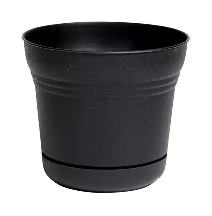 Bloem 12" Saturn Planter Black