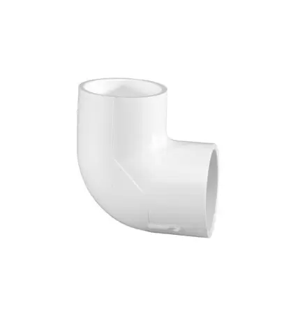 PVC Schedule 40 - 90 Elbow , 3/4" Slip White | 406007