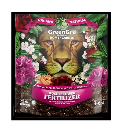 GreenGro Biologicals 10lb Home & Garden Rose & Flower Fertilizer