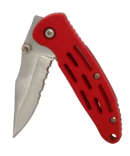 Deluxe Folding Pocket Knife Half Serrated Blade 2.75-Inch