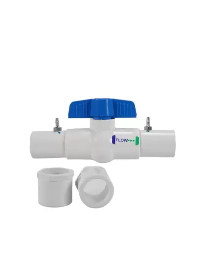 Coupling Connection with Ball Valve