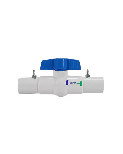 Threaded Coupling Connection with Ball Valve