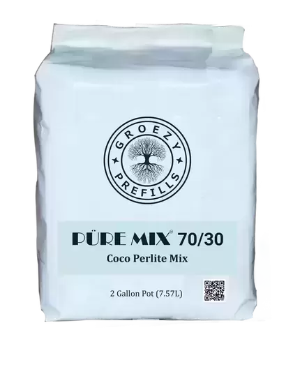 GroEzy™ 2 Gallon Prefilled 70/30 Coco Perlite Grow Bag -The Coco Depot