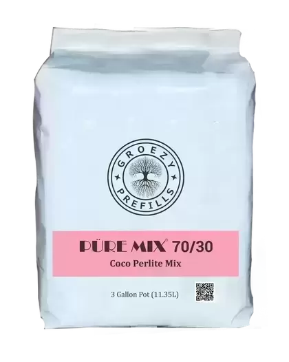 GroEzy™ 3 Gallon Prefilled 70/30 Coco Perlite Grow Bag - The Coco Depot