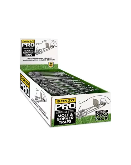 GONZO Wire Mole & Gopher Trap Bulk SS