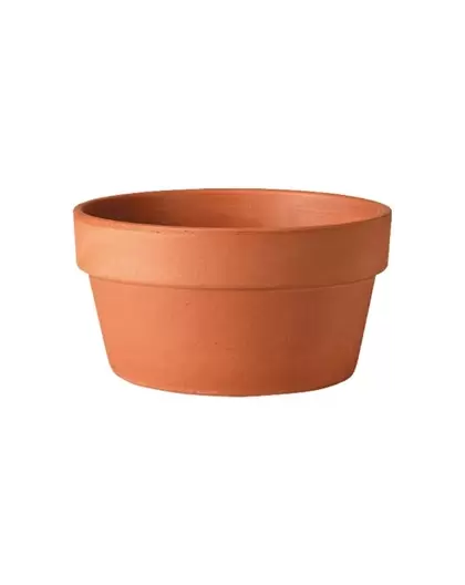 Southern Patio 5.5" Half Clay Pot Terra Cotta