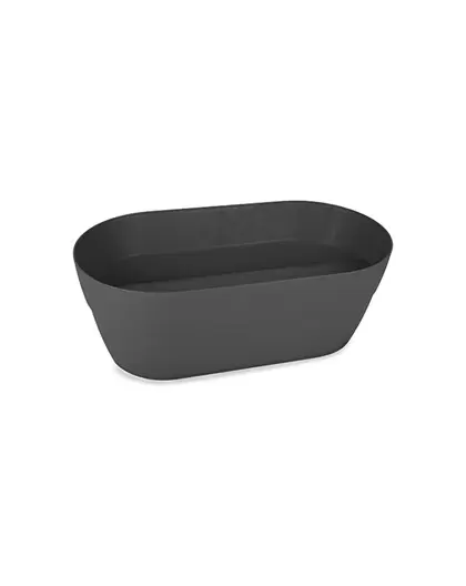 Crescent 22"x11" Ella Rail Planter Slate