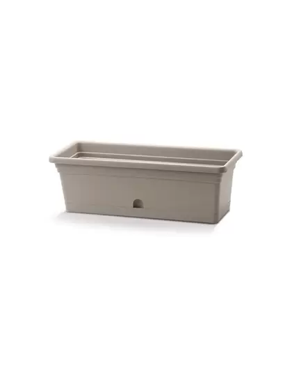 Crescent 20"x8" Rectangle Emma Planter Cappuccino