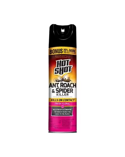 Hot Shot 17.5oz Ant Roach Spider Floral