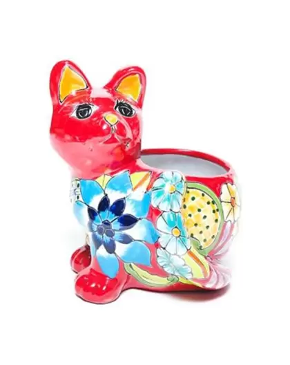 Talavera 11" Cat Planter Assorted