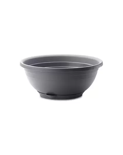 Crescent 14" Emma Hanging Bowl Charcoal