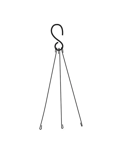 Midwest Wire Works 12" Grow Basket Hanger 3 Leg