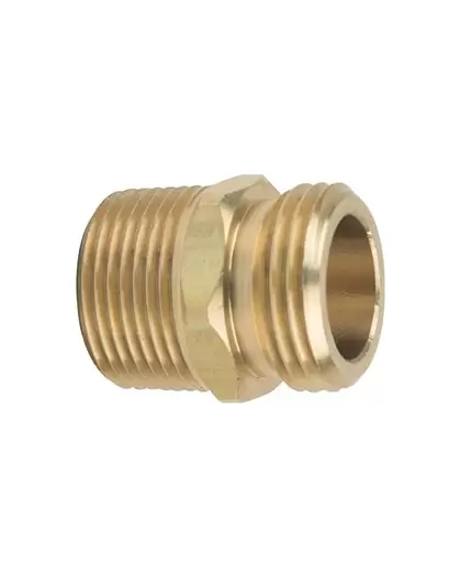 Gilmour 3/4"x1/2" Double Female Brass Connector