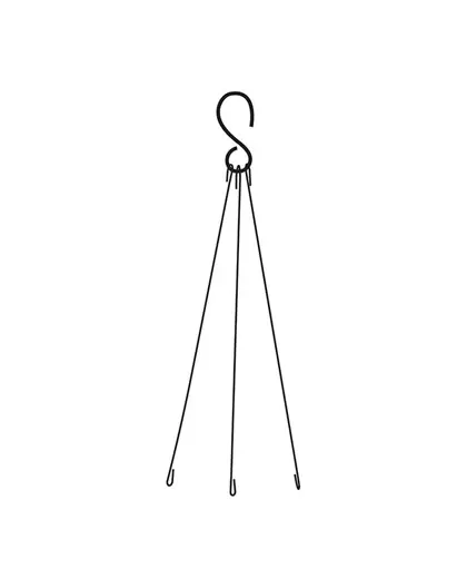 Midwest Wire Works 14" Grow Basket Hanger 3 Leg
