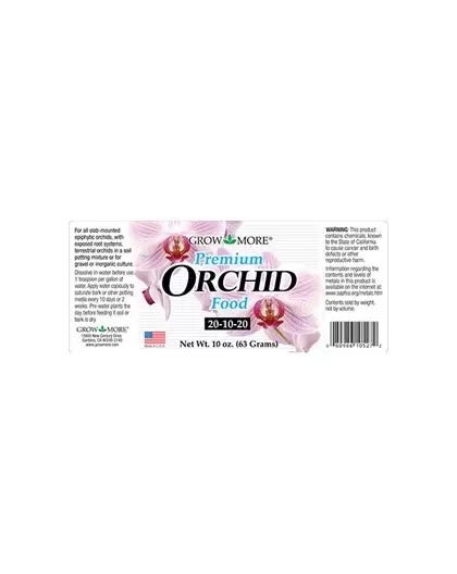 Grow More 10oz Orchid Urea Free 20-10-20