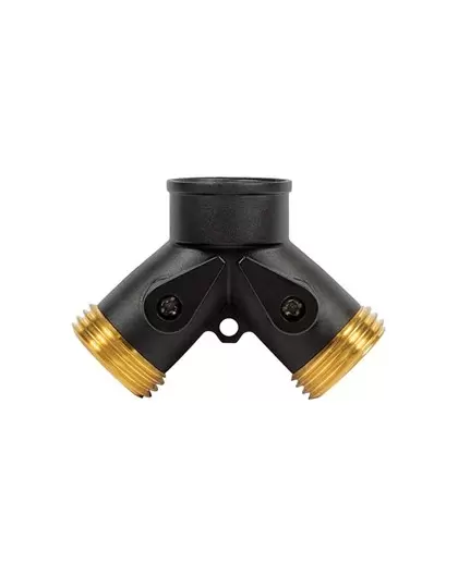 Gilmour Heavy Duty Brass Dual Shut-Off Valve